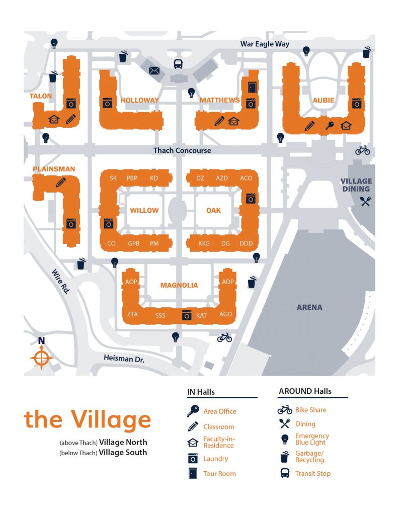 The Village neighborhood map